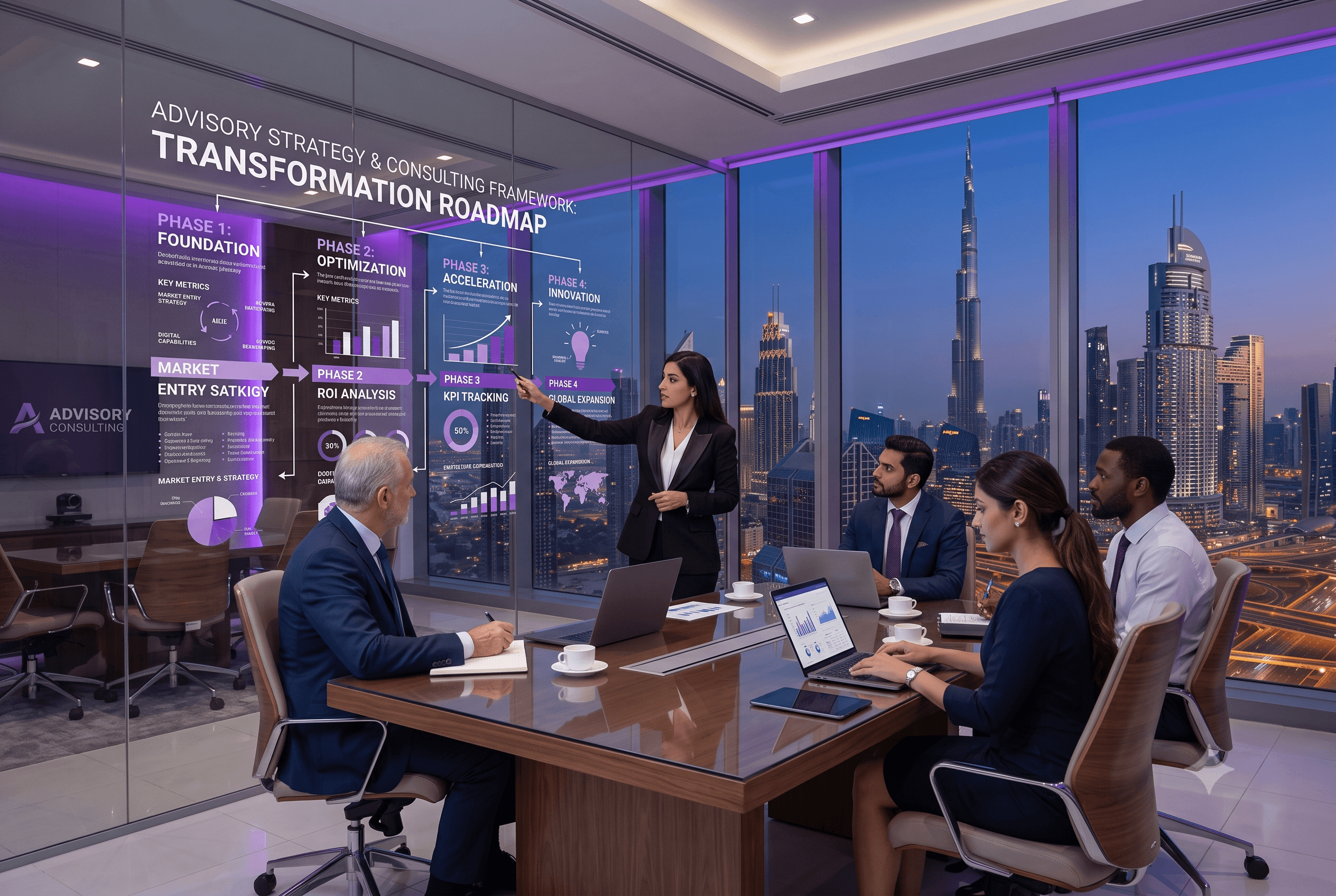 Strategy and consulting transformation roadmap session